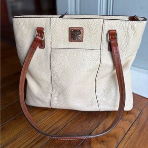 Dooney & Bourke Tan Leather Tote Purse